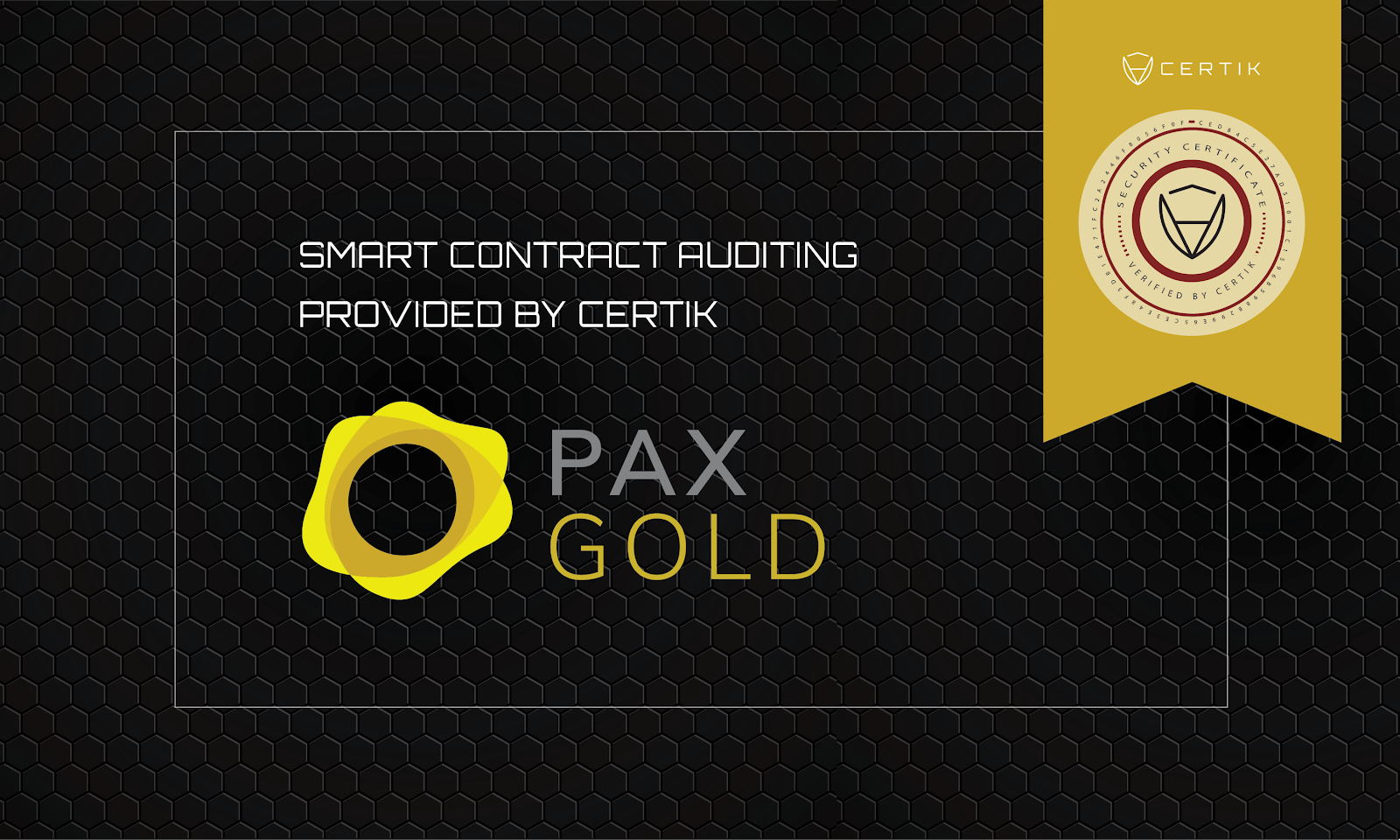 PAXG monthly audit report graphic