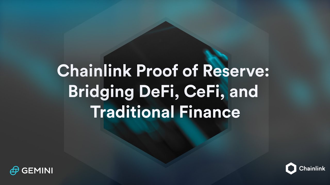 Chainlink Proof of Reserve CACHE Gold integration