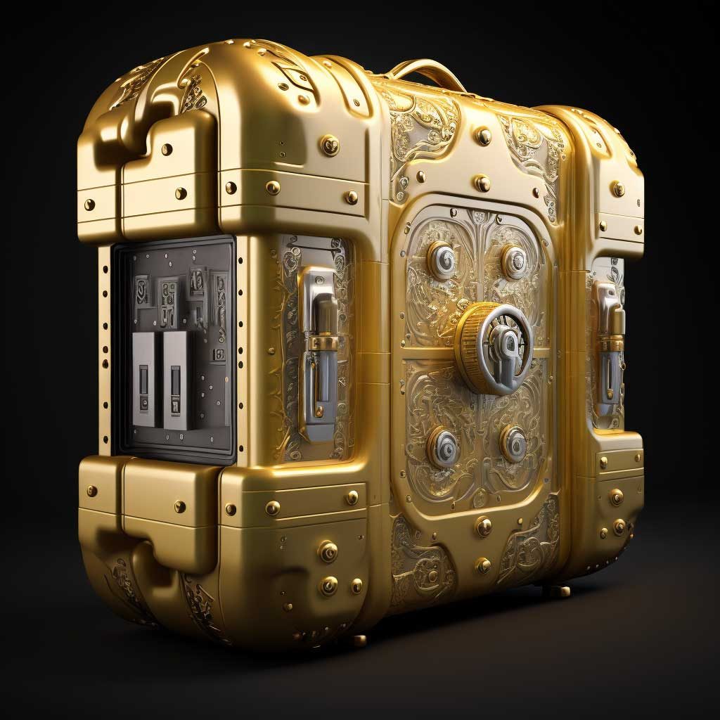 A secure vault filled with stacked gold bars symbolizing tokenized assets for institutional investors in 2026