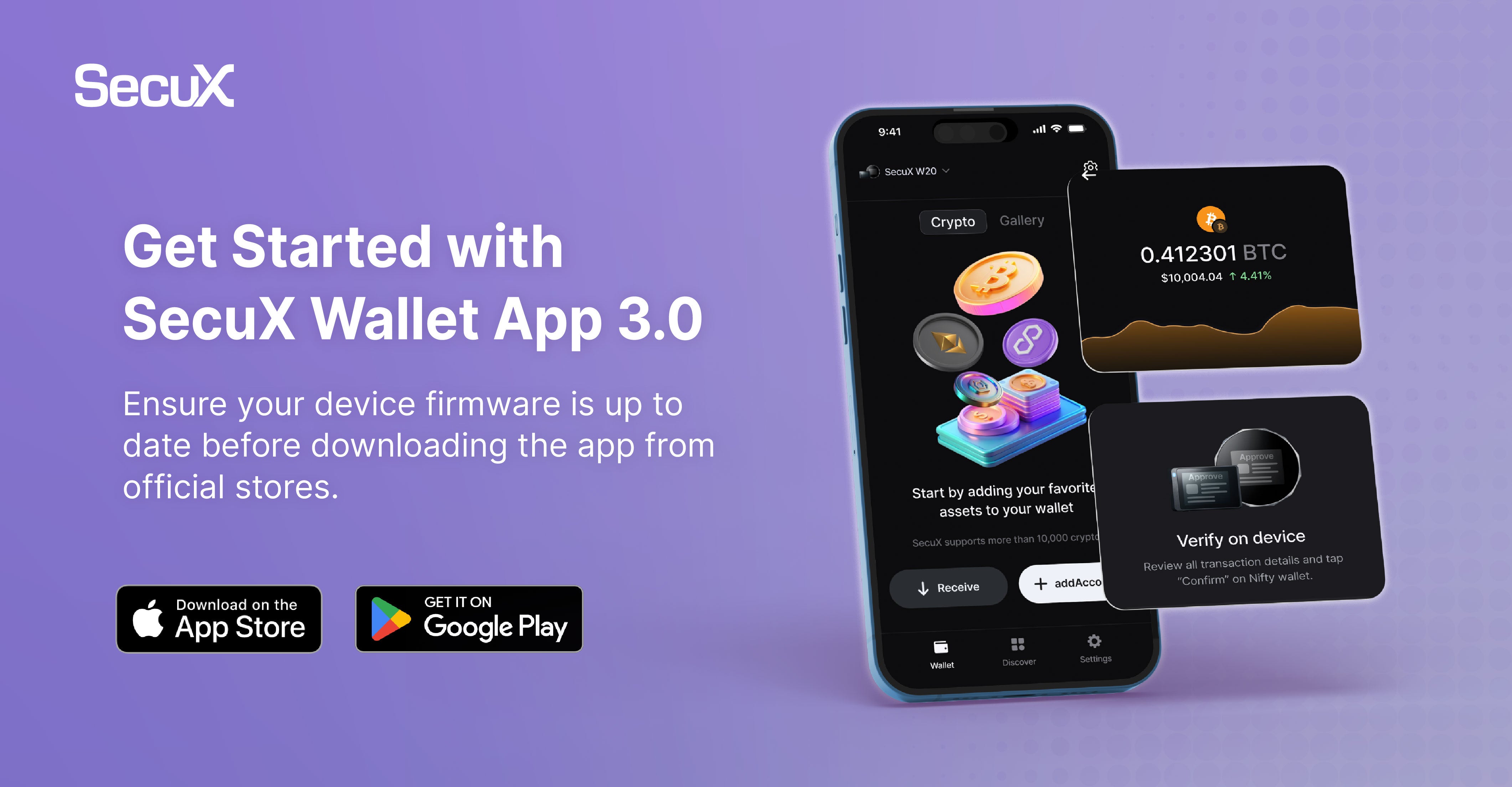 Updating cryptocurrency wallet software