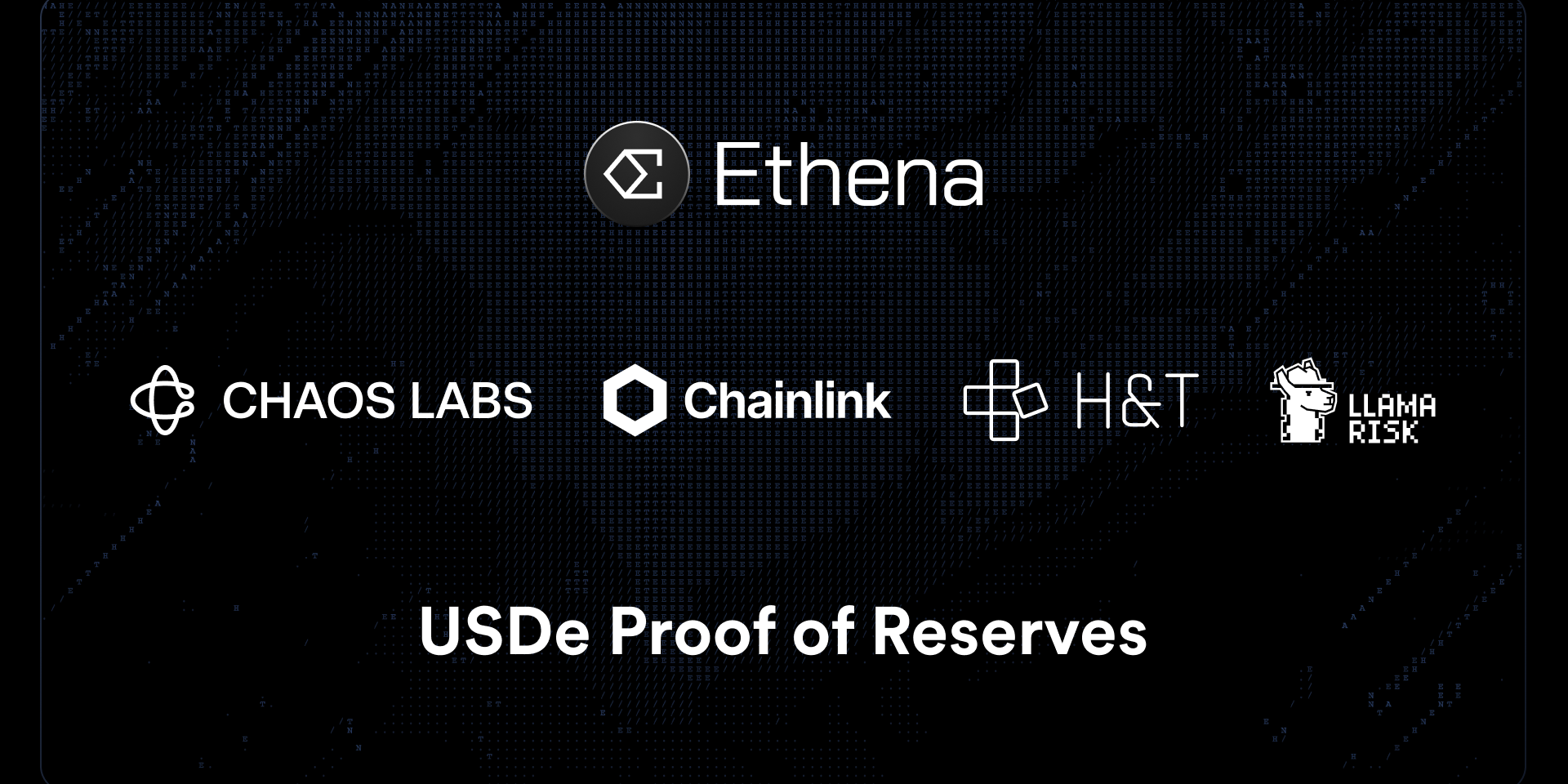 Chainlink Proof of Reserve dashboard