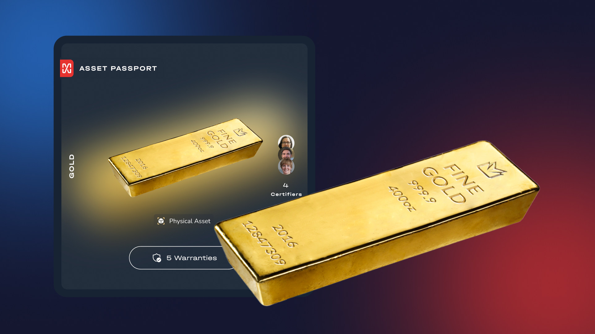 tokenized gold fractional ownership blockchain